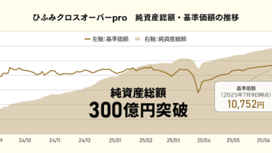 ひふみクロスオーバーproの純資産総額