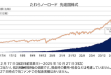 「たわらノーロード 先進国株式」の純資産総額の推移